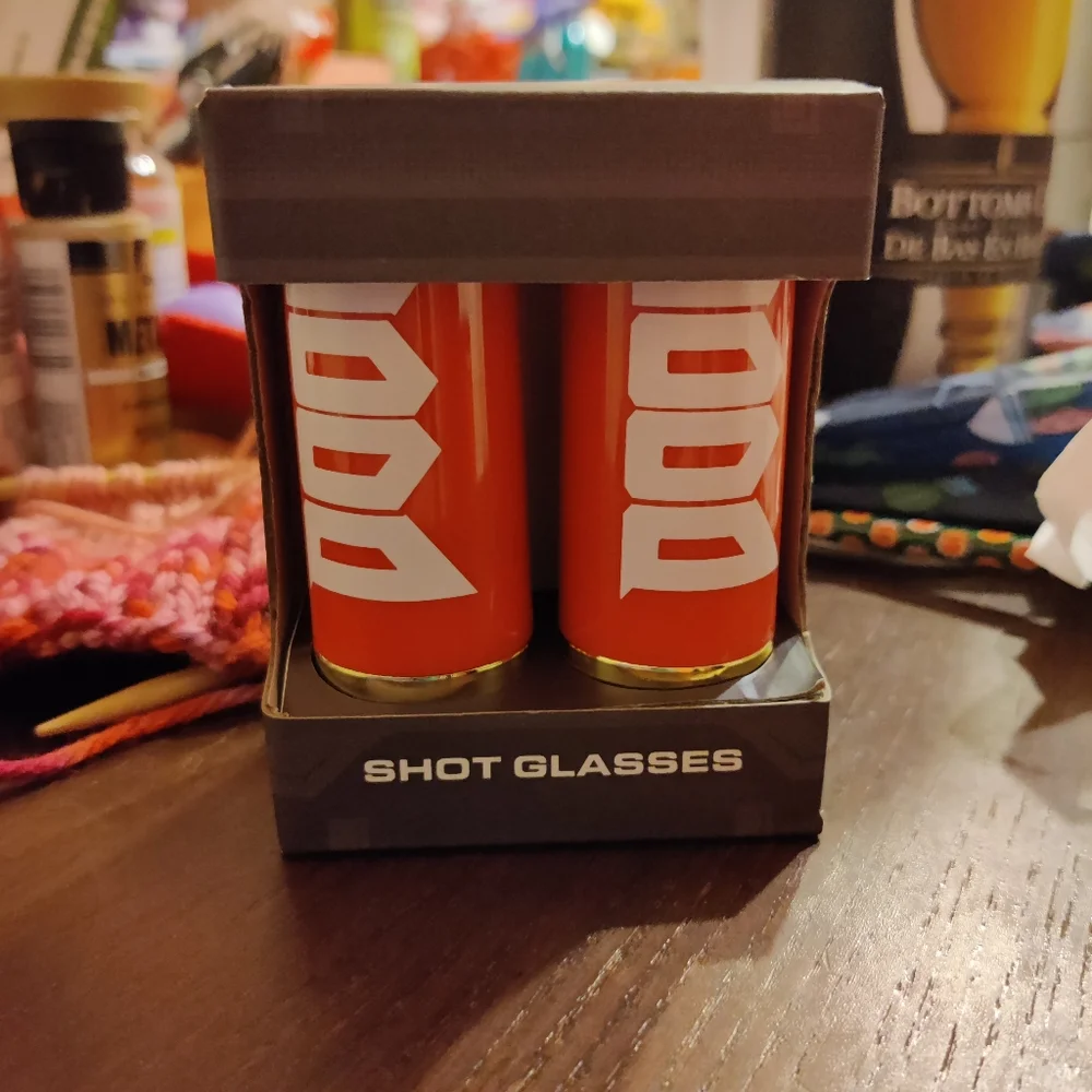 DOOM shot glass set NIB